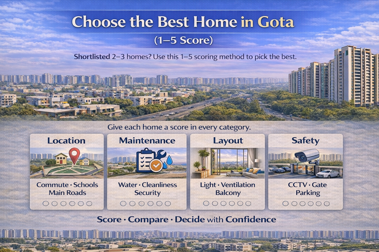 How to Choose Between Multiple Homes Available Near Me in Gota - Star Realty India