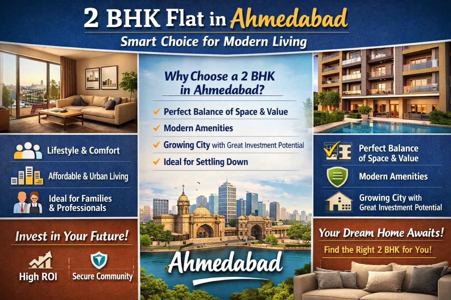 2 BHK Flat in Ahmedabad – Smart Choice for Modern Living - Star Realty India