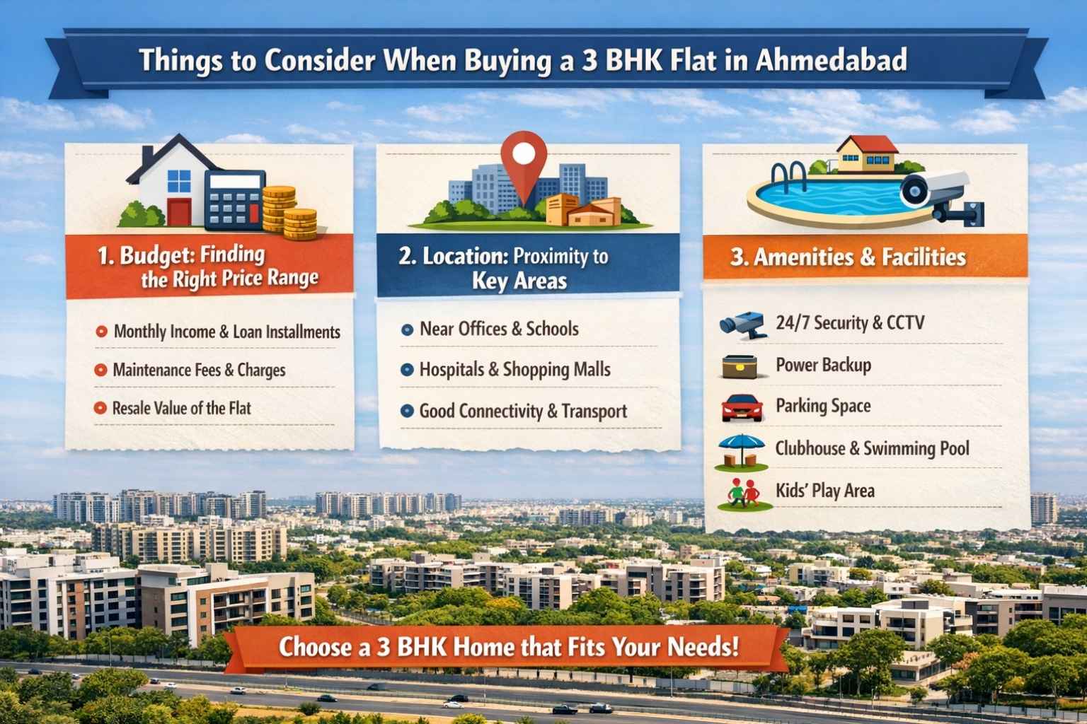 Things to Consider When Buying a 3 BHK Flat - Star Realty India