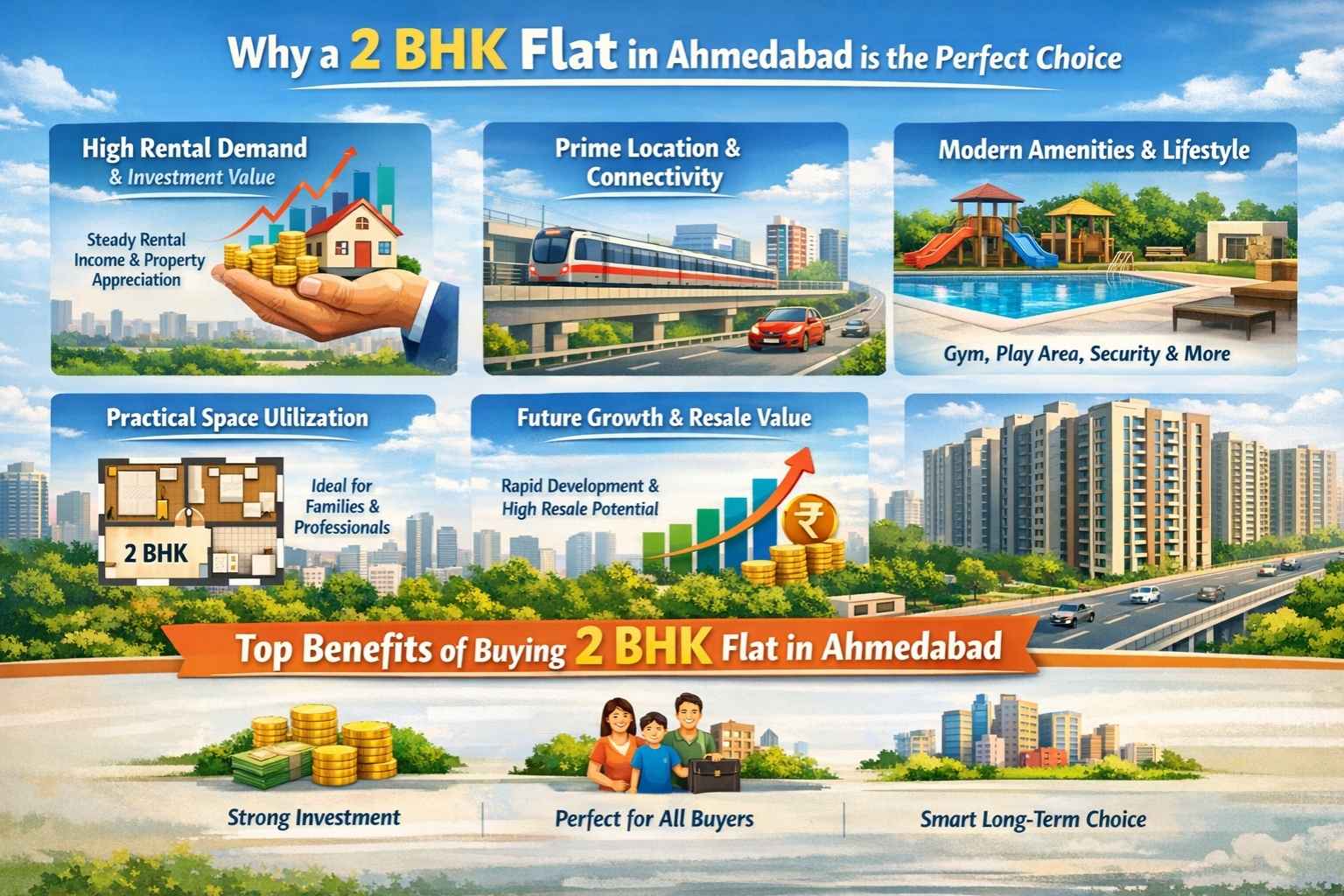 Why a 2 BHK Flat in Ahmedabad is the Perfect Choice - Star Realty India
